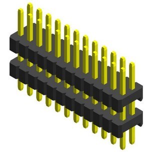 395Z 1.27x1.27mm Board Spacer Dual Row Straight Dip Type