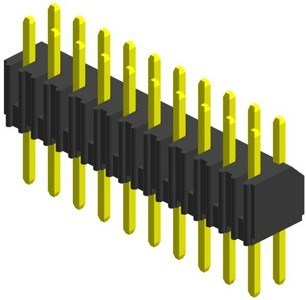 410O 2.00x2.00mm Pin Header Dual Row Straight Base 4.0H Type