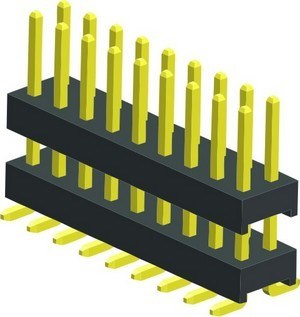 428D 2.54x2.54mm Board Spacer Dual Row S.M.T